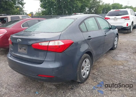 2016 Kia Forte Lx из США, поврежденный, VIN KNAFK4A67G5566469